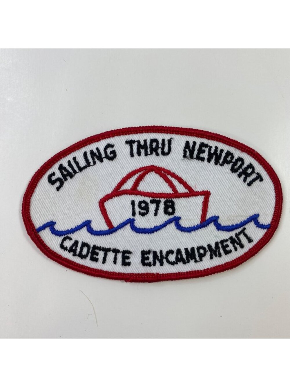 Girl Scouts Vintage 1978 Sailing Thru Newport Cadette Encampment Patch